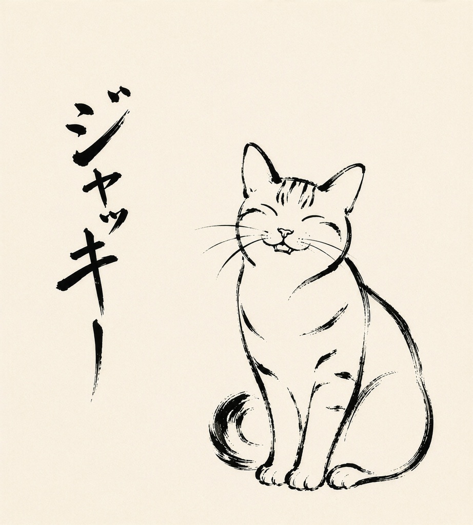 ジャッキー（一筆書き）