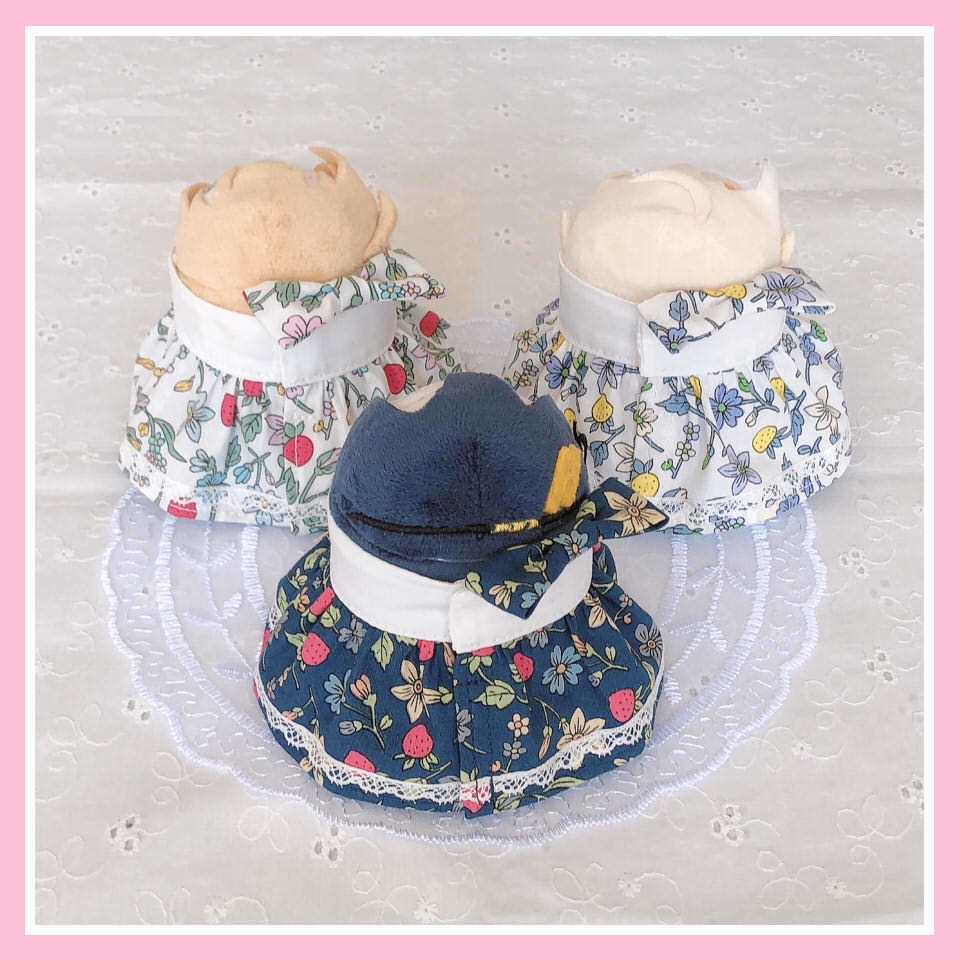 もちマス用・苺のワンピース&シャツ