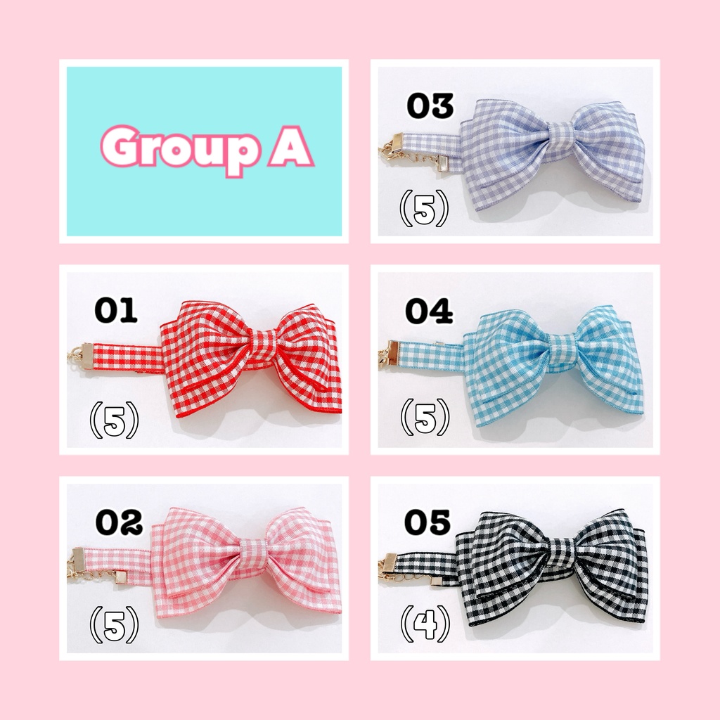 もちマス用リボンの首飾り