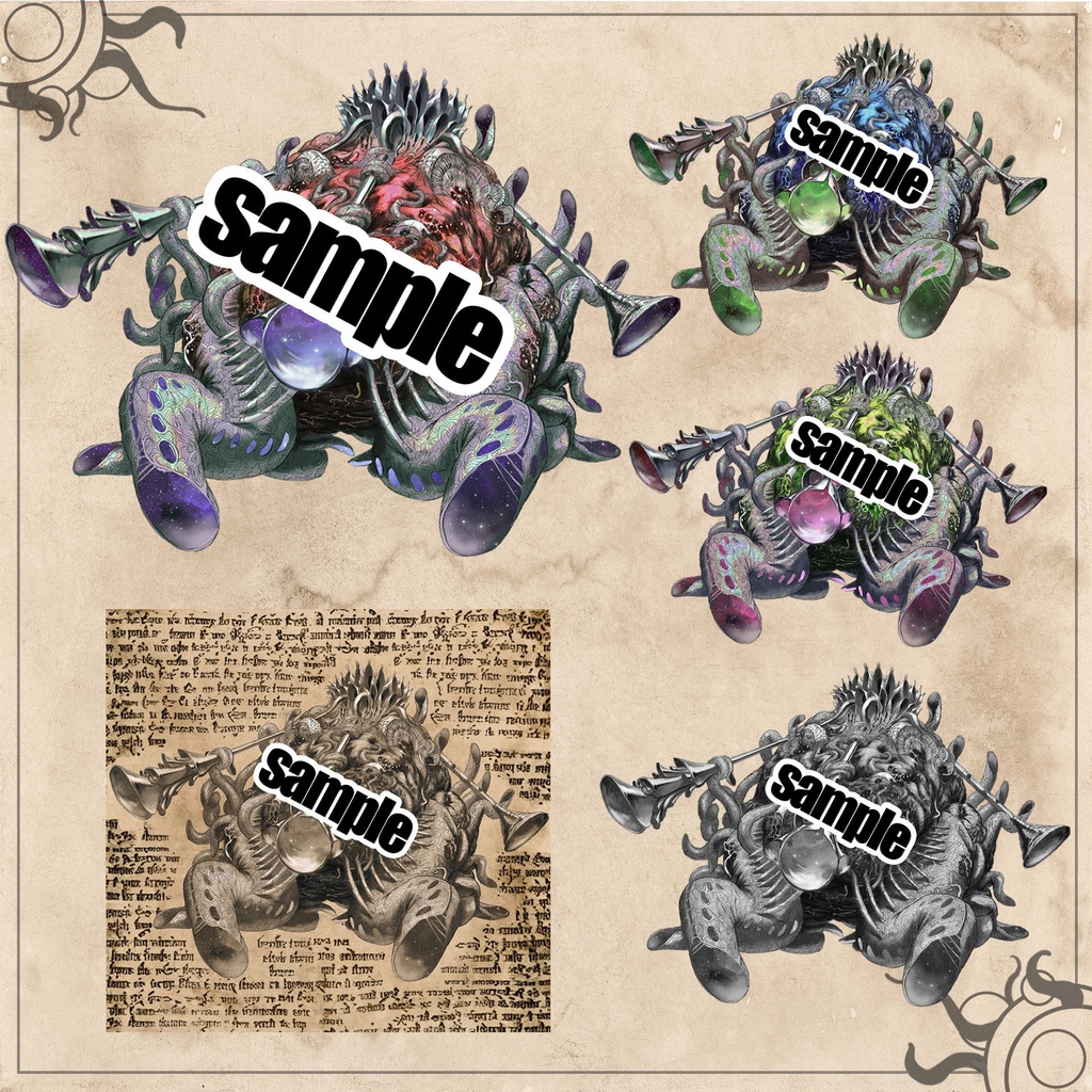 【TRPG画像素材】 ー外なる神の従者ー 【クトゥルフ神話生物】