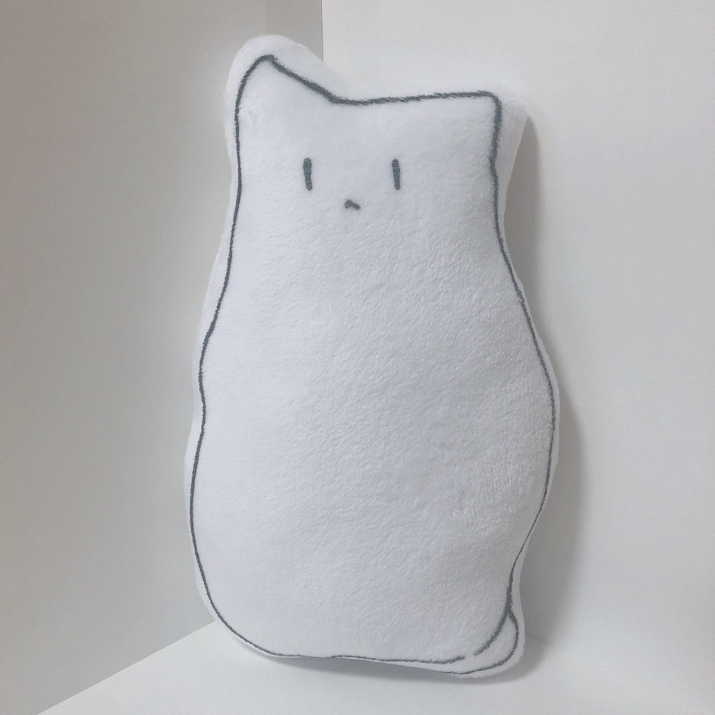 ねこだよ おすわり ふかふかクッション