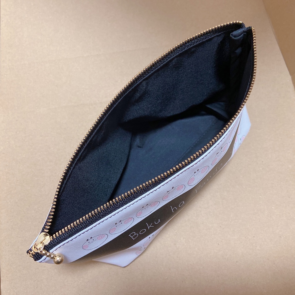 ぼくはぱんだだよ マチ付ポーチ