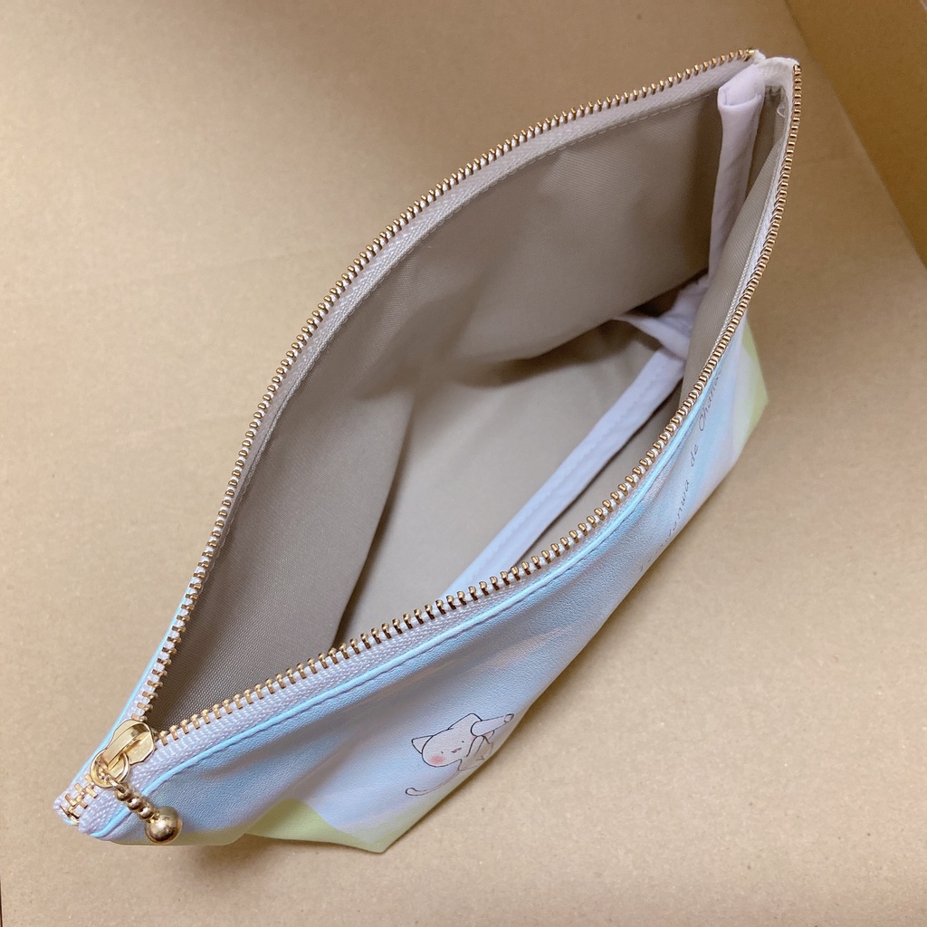 きつねとねこ いとでんわ マチ付ポーチ