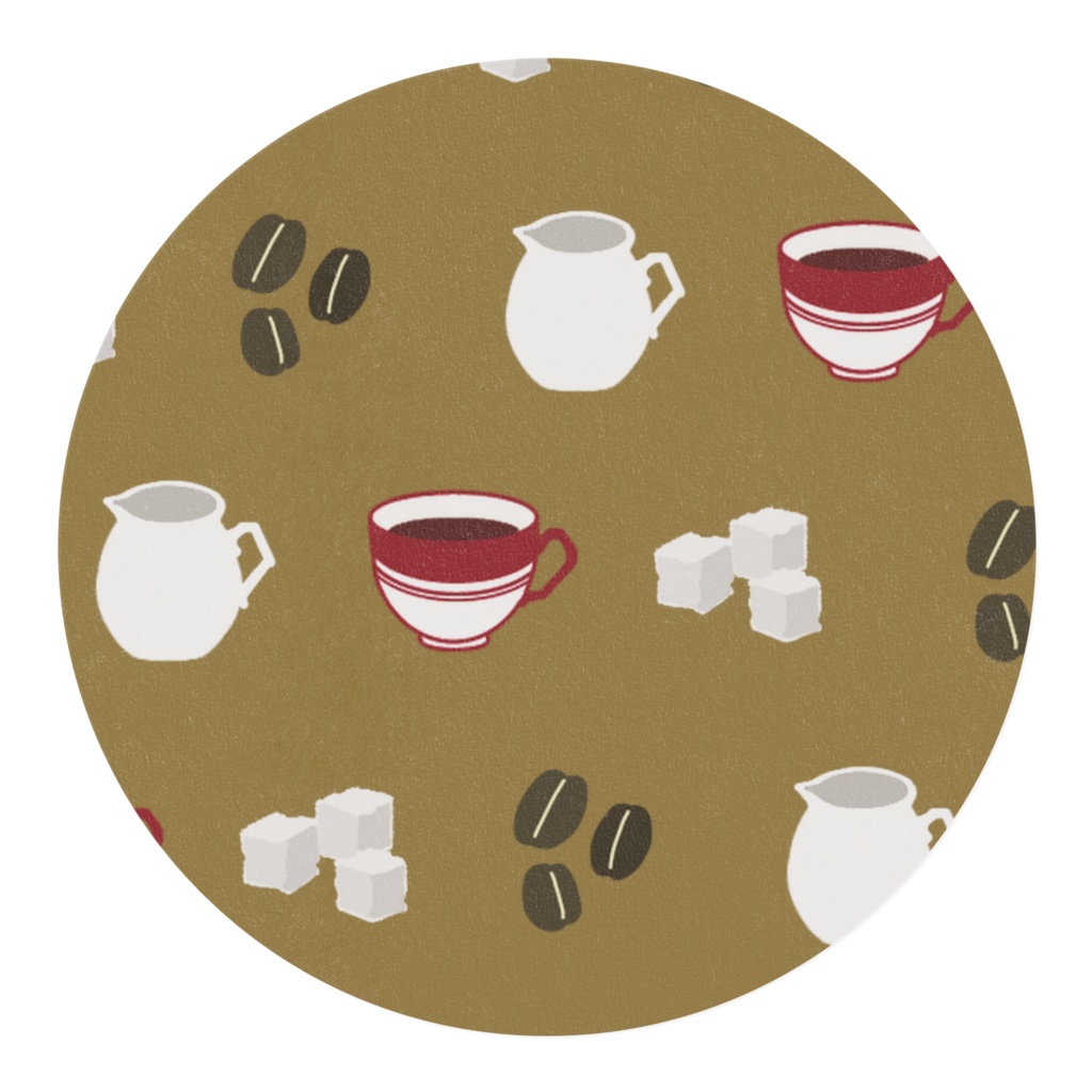 お茶の時間 マスキングテープ ブラウン 15mm