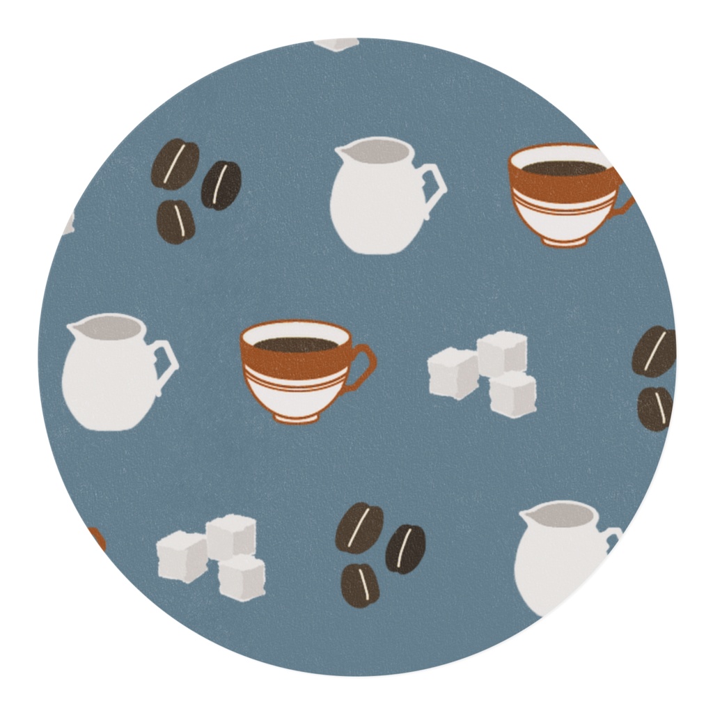 お茶の時間 マスキングテープ ブルー 15mm