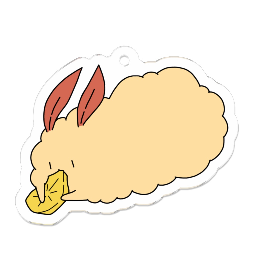 えびうさぎ たくあん アクリルキーホルダー