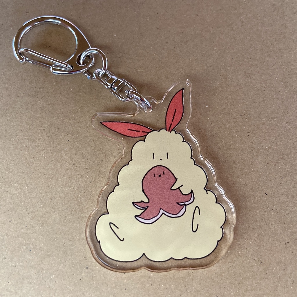 えびうさぎ たこさんウインナー アクリルキーホルダー