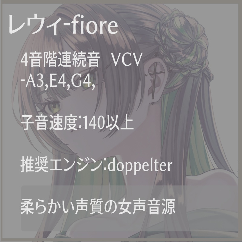 【UTAU音源】レウィ─fiore