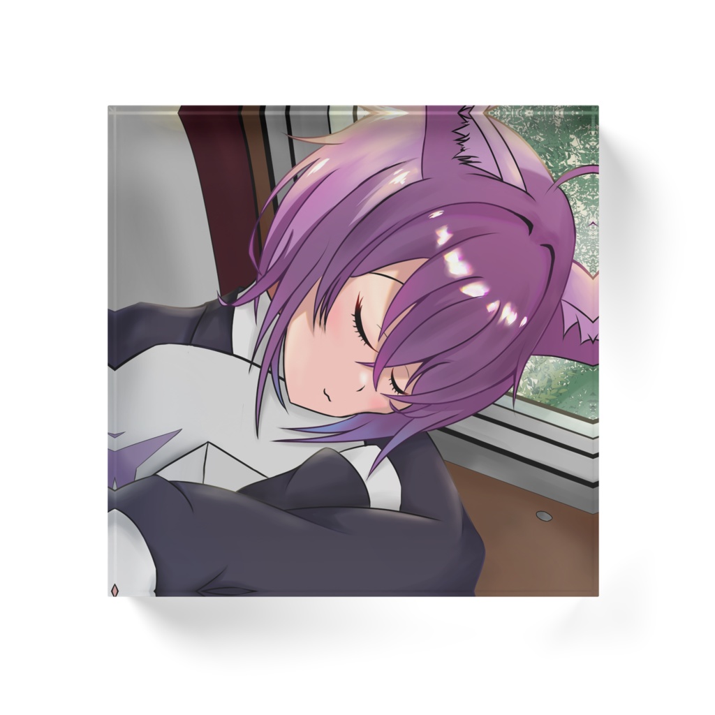 『猫又おかゆアクリルブロック』C103イラスト使用