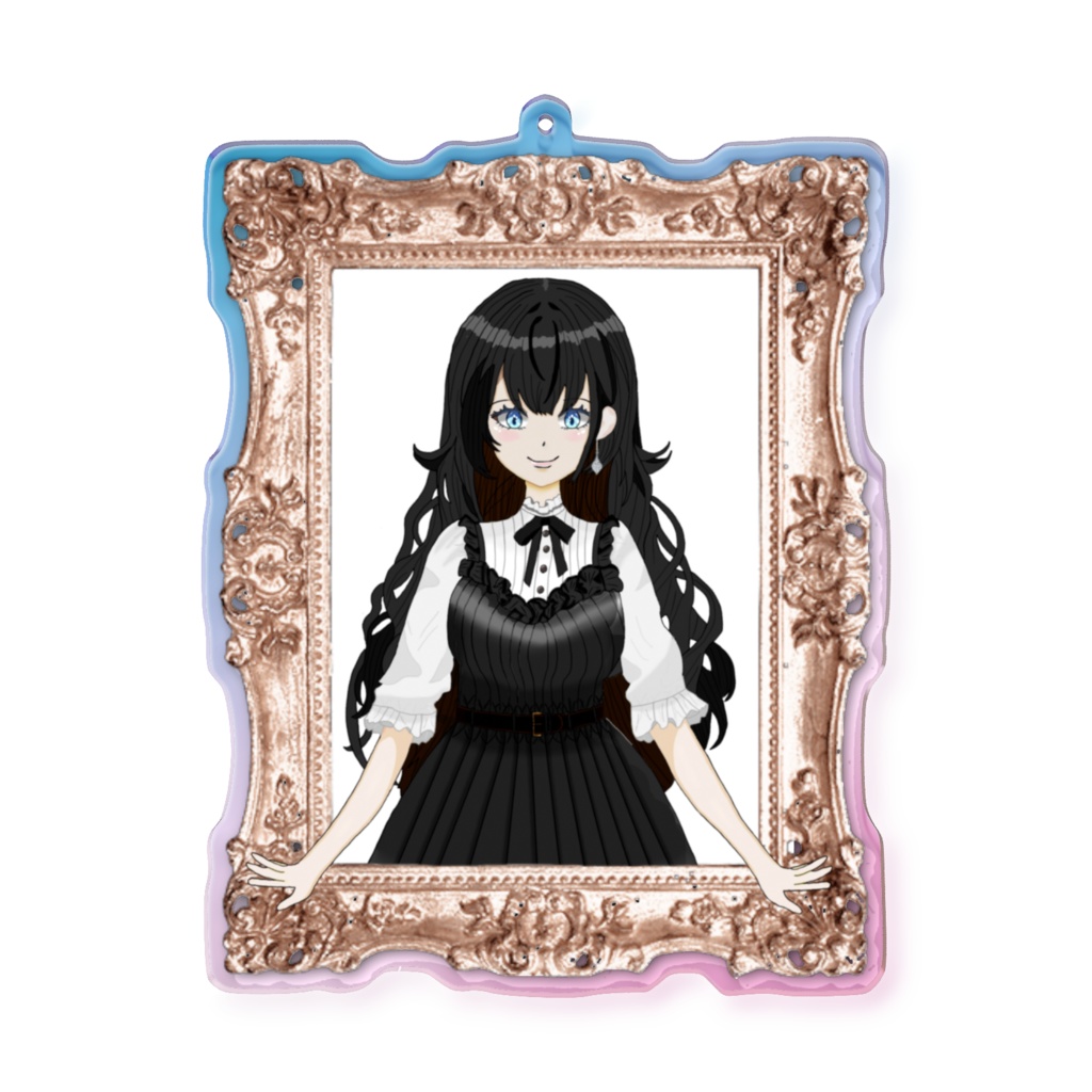 額縁オーロラアクキー