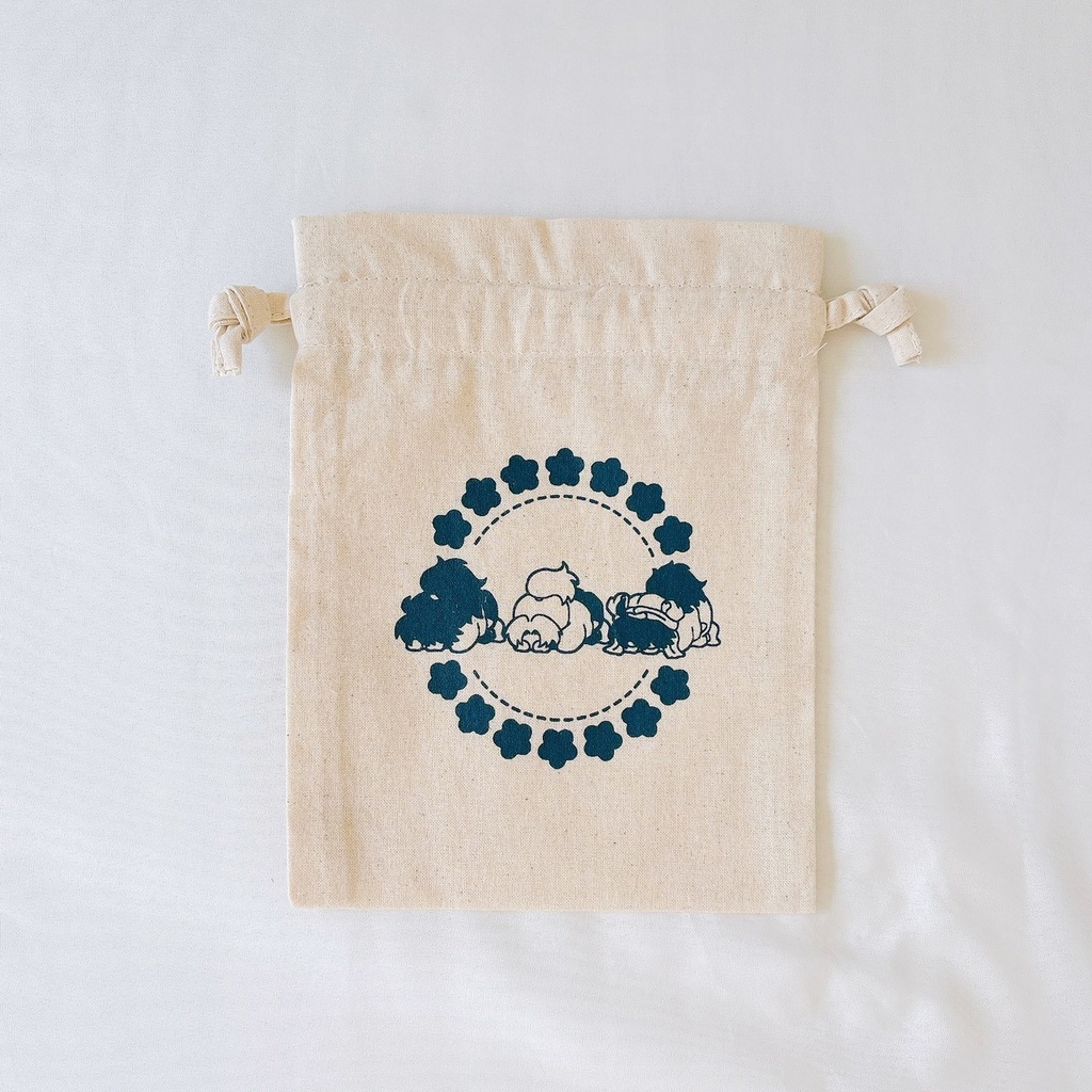 【利土天】ごめん寝フリル巾着