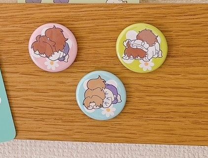 【利土天】ごめん寝ミニマグネットセット