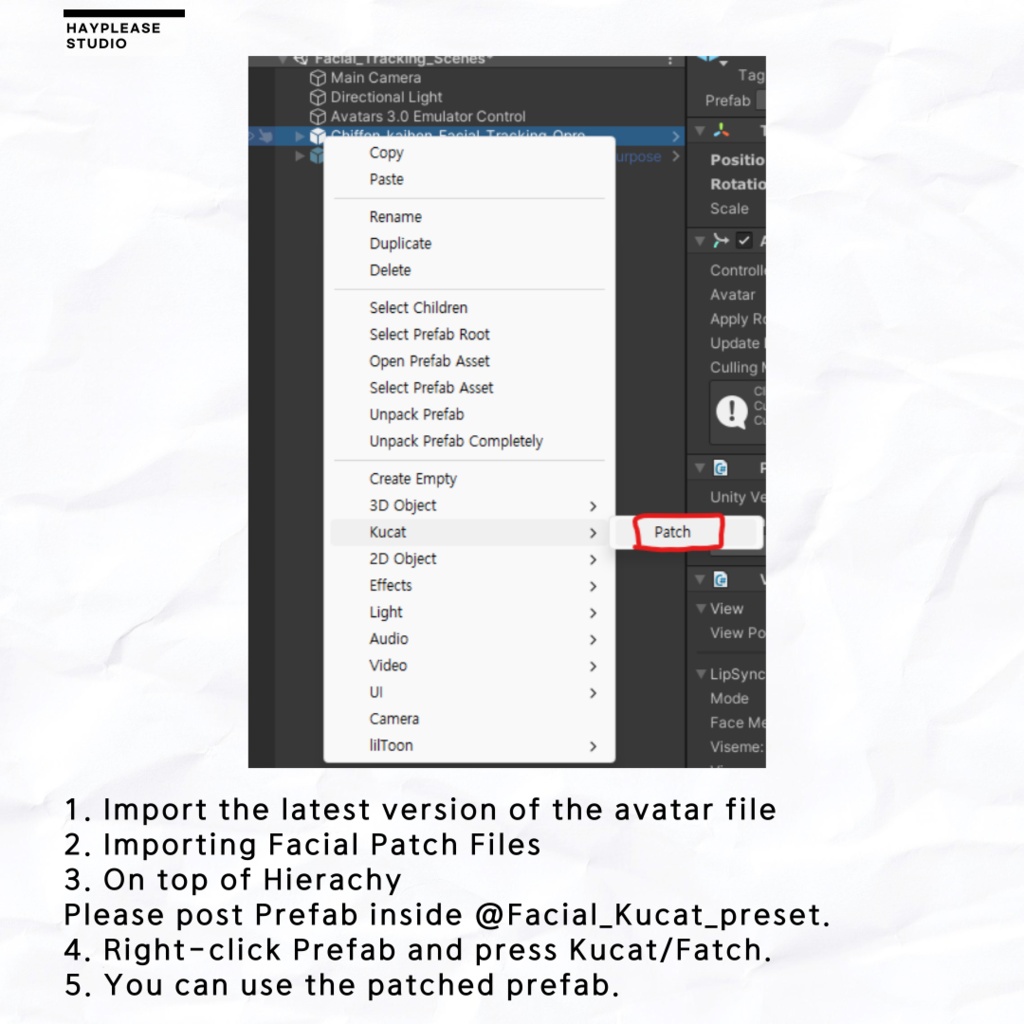 『マヌカ』-Manuka- Facial Tracking Settings