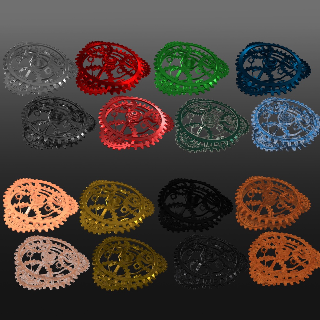 歯車型ヘイロー Gear Halo 【アニメーション設定済み】