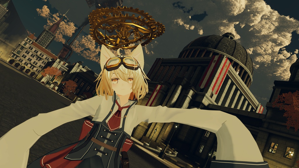 歯車型ヘイロー Gear Halo 【アニメーション設定済み】