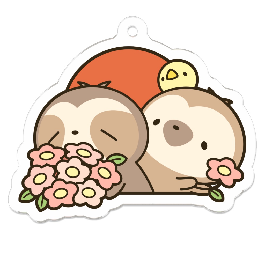 よくばり花束 アクリルキーホルダー