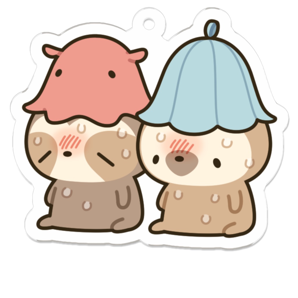 がんばるサウナ アクリルキーホルダー