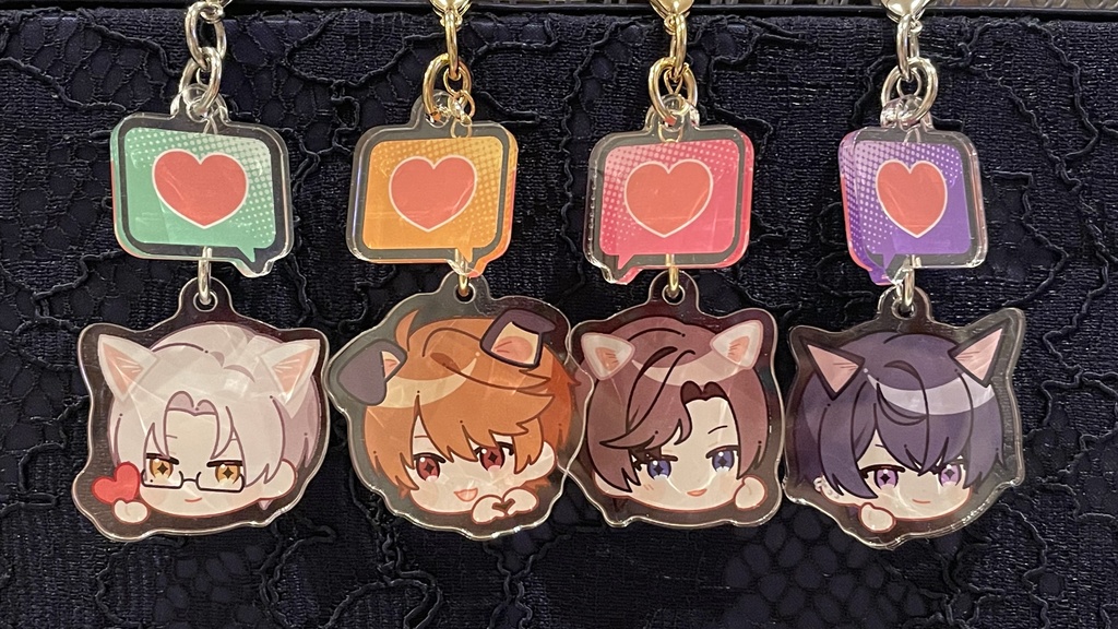 NXXアクリルファスナーチャーム