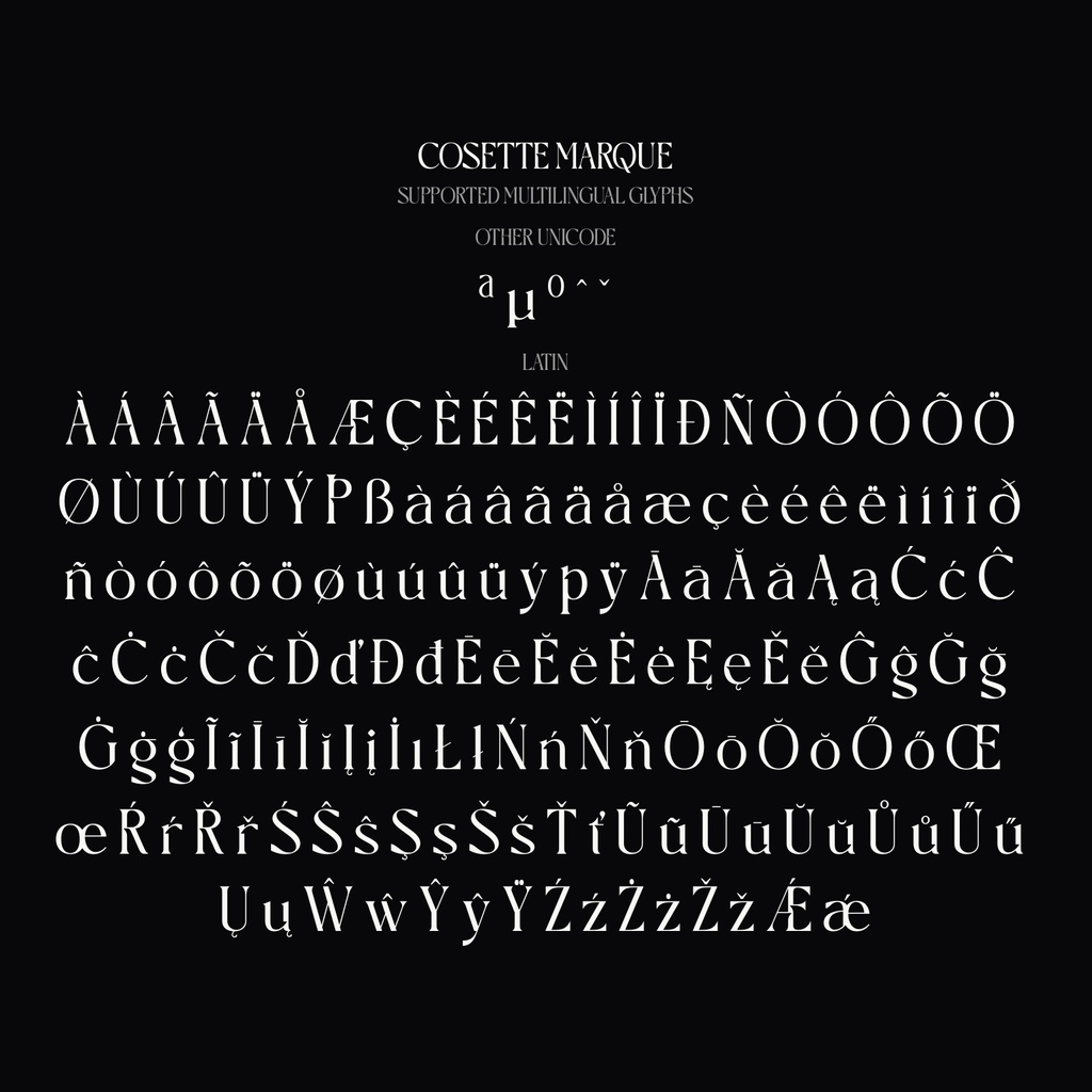 Cosette Marque(コゼット・マルク)【セリフフォント】