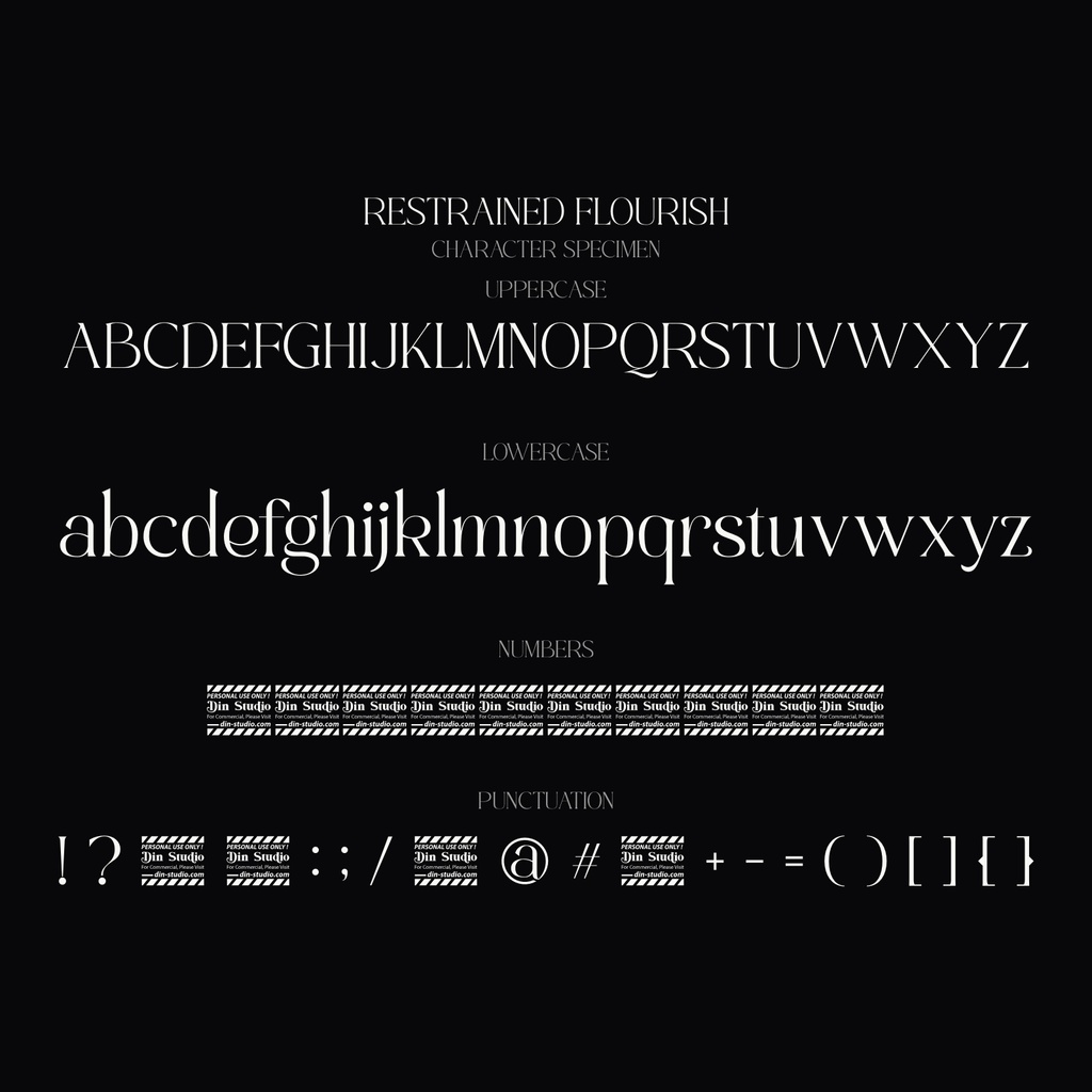 Restrained Flourish(リストレインド・フローリッシュ)【セリフフォント】