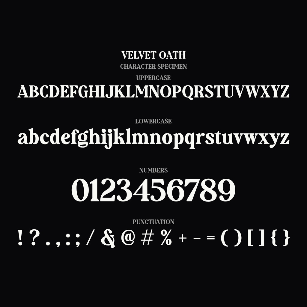 Velvet Oath | セリフ欧文フォント | ロゴ・ウェディング向け 商用利用可能