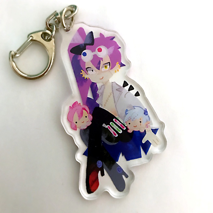 チア博士アクリルキーホルダー