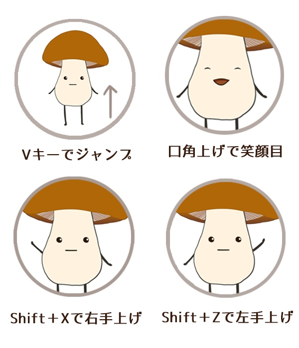 【VTS】キノコ mushroom アバター