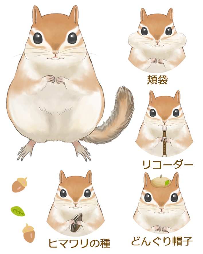 Live2d リス 【FaceRig/VTS/Animaze】squirrel