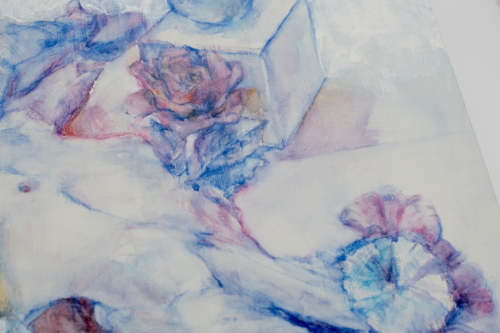 F15号/油画「still life」