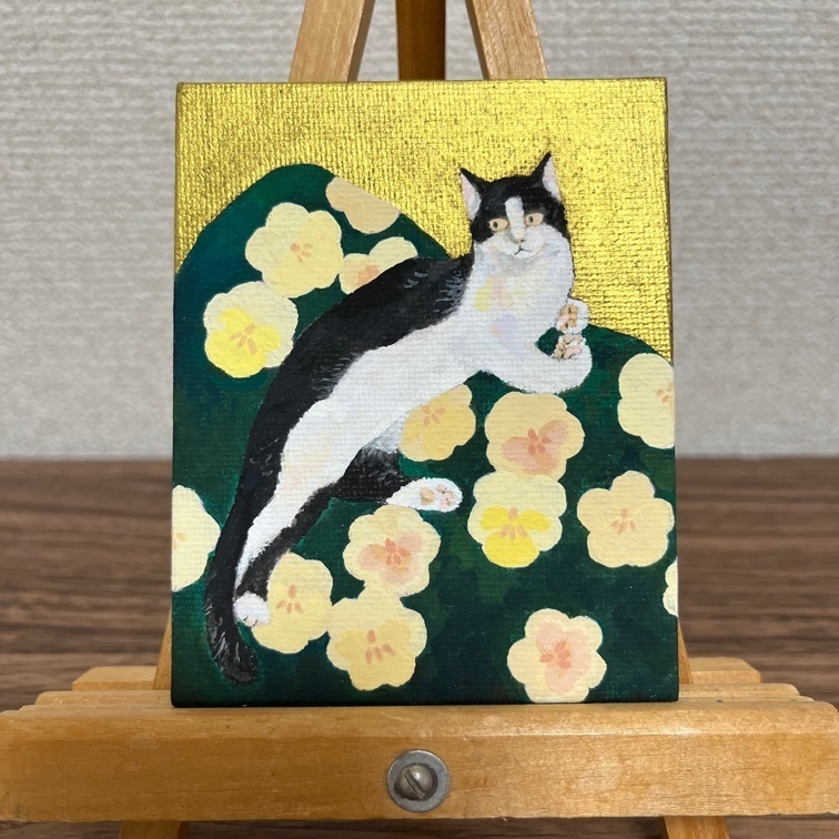 冬のねこちゃん　緑