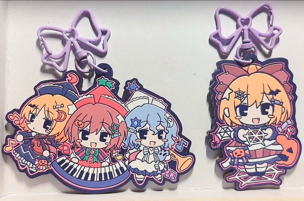 東方キャラ ハロウィン ウッドキーホルダー