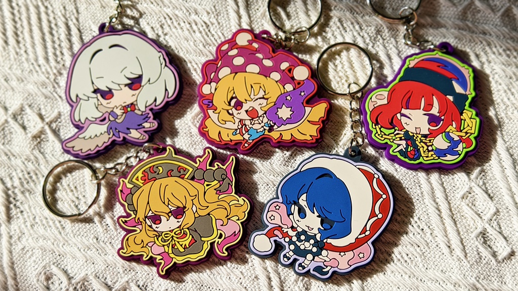 東方紺珠伝 シリーズ ラバーキーホルダー