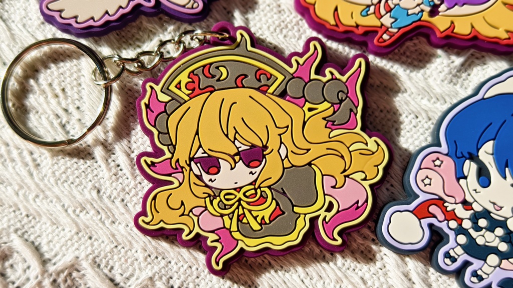 東方紺珠伝 シリーズ ラバーキーホルダー