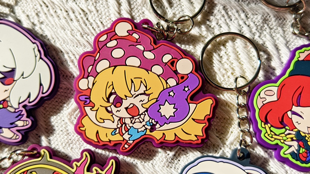 東方紺珠伝 シリーズ ラバーキーホルダー