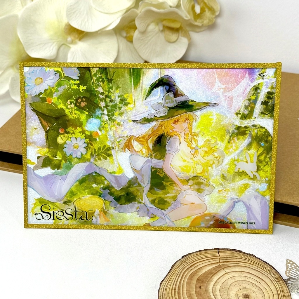 「東方Project」🩵アクリル複層色紙 霊夢/魔理沙/幽々子/レミリア/フラン