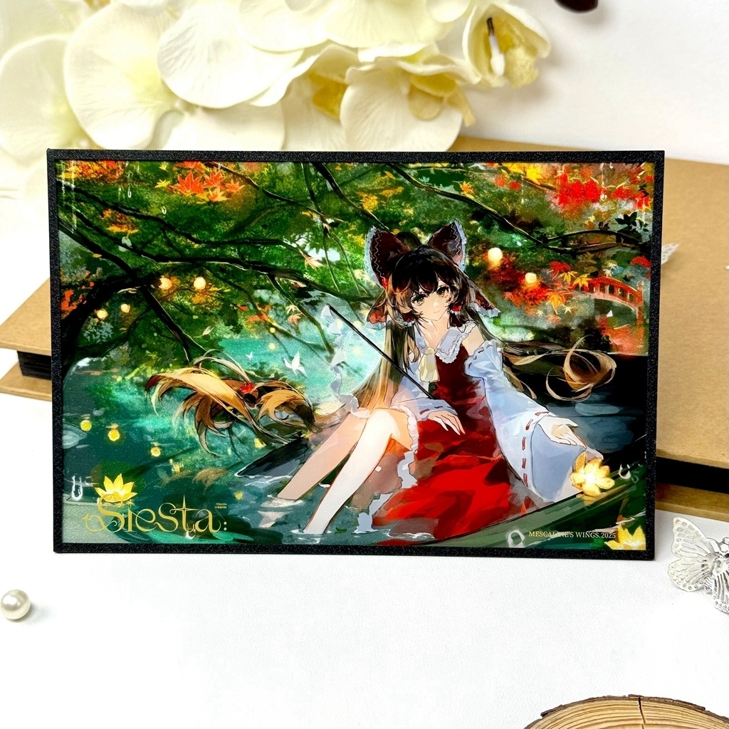 「東方Project」🩵アクリル複層色紙 霊夢/魔理沙/幽々子/レミリア/フラン