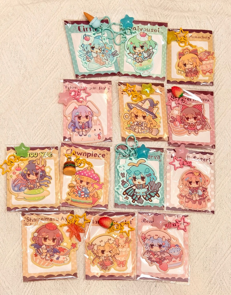 お菓子シリーズ カラーアクキー