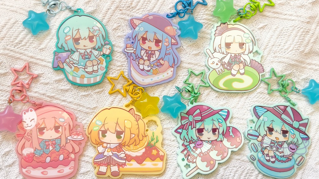 お菓子シリーズ カラーアクキー