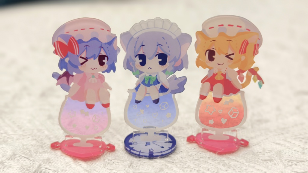 レミリア・咲夜・フラン ミニアクスタセット