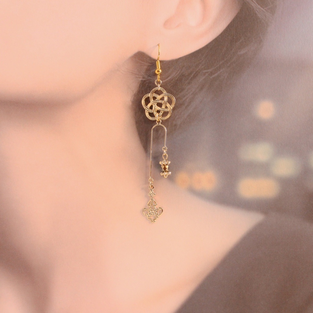 【アクセサリー】梅咲・津軽モチーフ イヤリング&ピアス【またたび5周年記念】