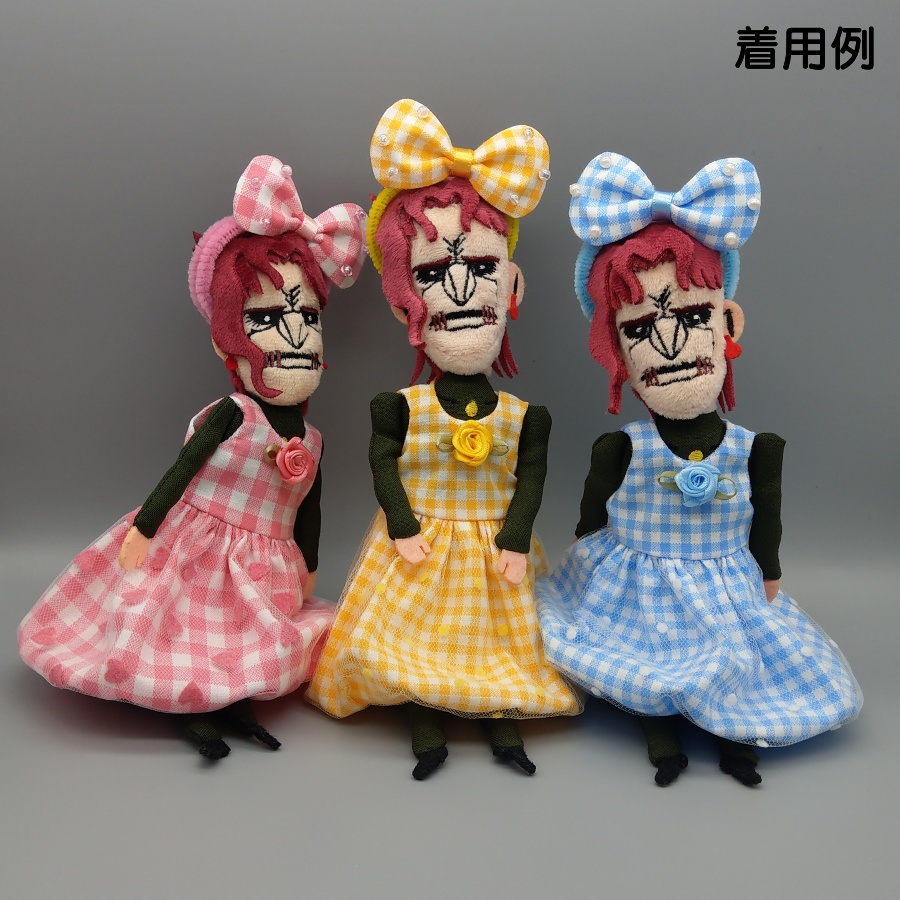 ギンガムチェックワンピースセット