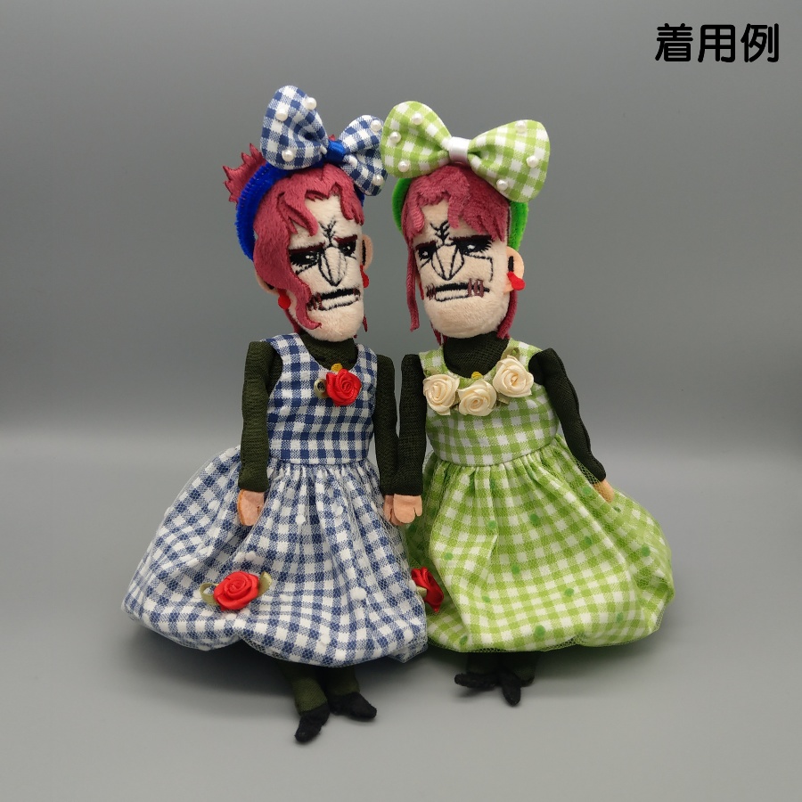 ギンガムチェックワンピースセット