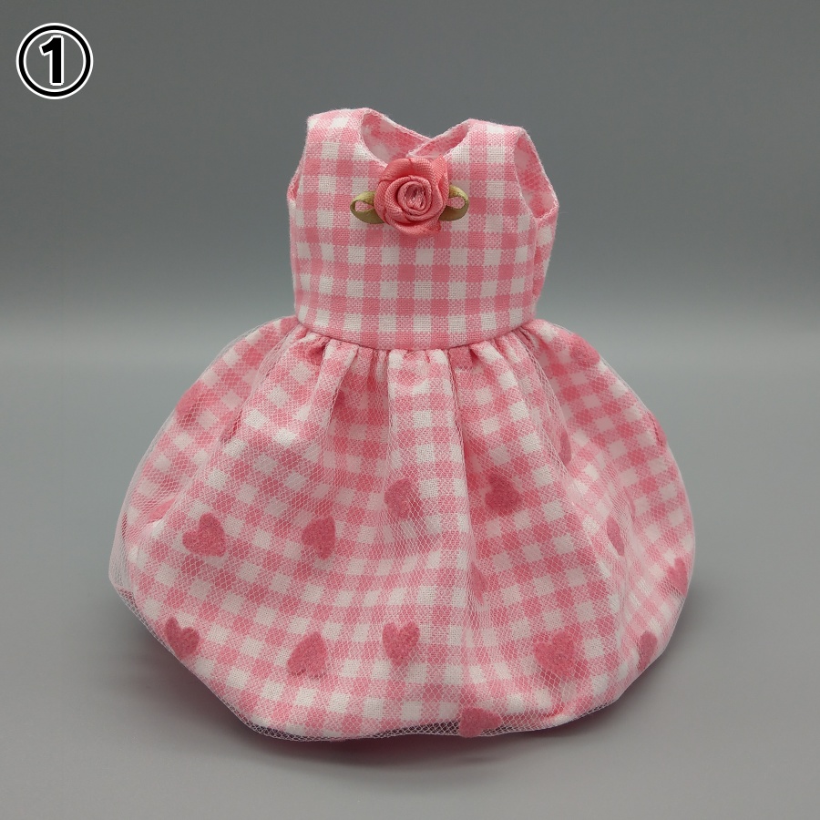 ギンガムチェックワンピースセット