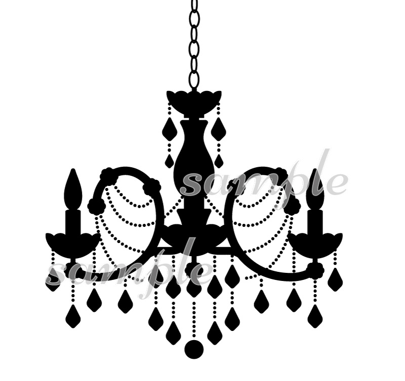 素材【シャンデリア】