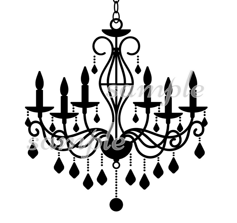 素材【シャンデリア】