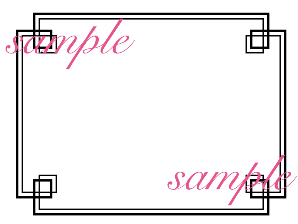 素材【フレーム12種セット】