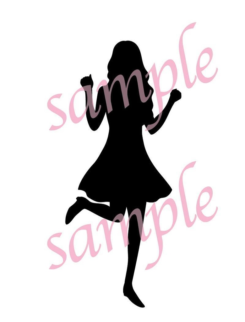 ★随時追加★ 素材【人物シルエット】