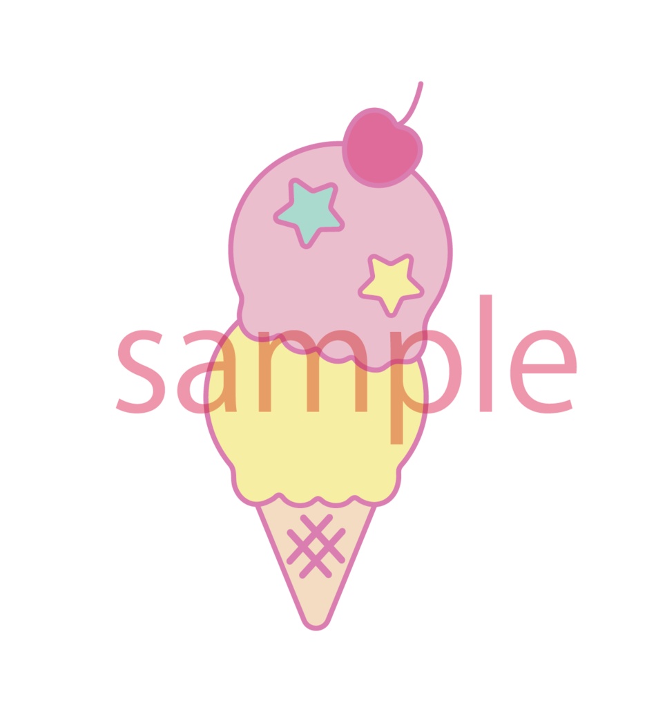 素材【ゆめかわアイコン】