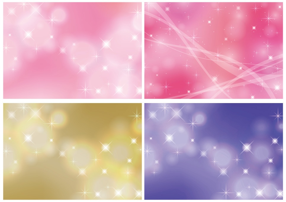 素材【キラキラ背景素材集】