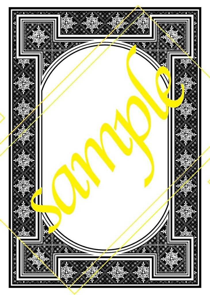 素材【洋書風フレーム】